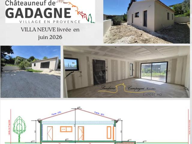 Villa individuelle terminée fin JUIN