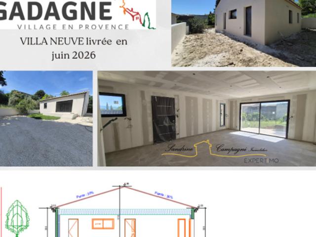 Villa individuelle terminée fin JUIN