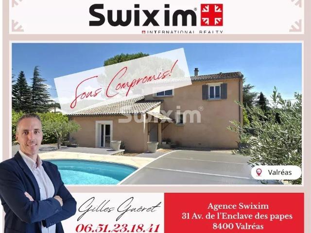 Villa intégralement rénovée avec prestations et piscine 157m² Valréas