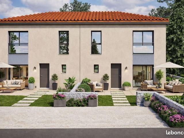 Villa jumelée 88 m² avec terrain à SAINT CYPRIEN 42