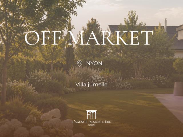Villa jumelle à Nyon