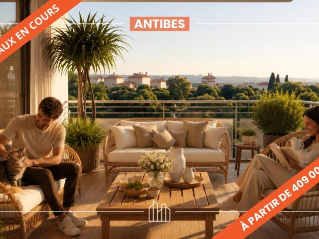 VILLA JULIA GARE ANTIBES 3 pièces, 64 à 84 m²