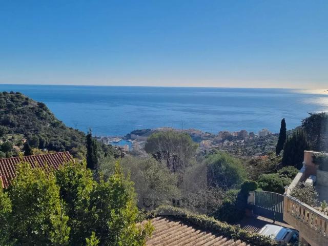 Villa la Turbie vue mer Moncao