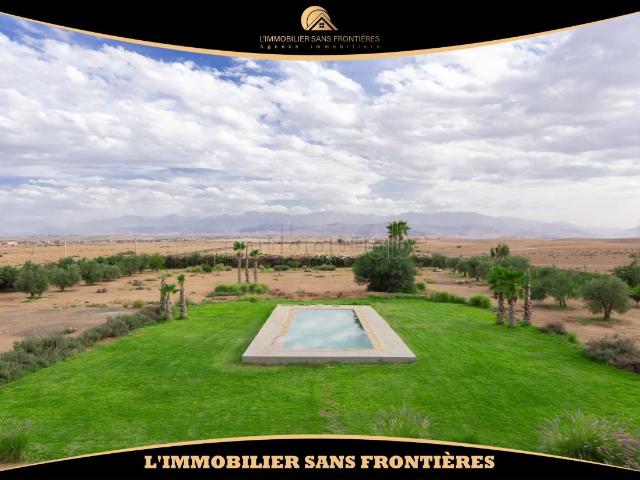 Villa meublée à Route D’Amizmiz Km 17, piscine privée plain pied, Marrakech: à louer