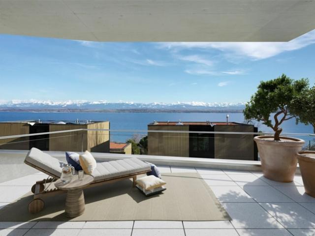 Villa mit 5,5 Zimmer mit Garten, Terrasse und Penthouse Terrasse – Bevaix | Beförderung Les Capites