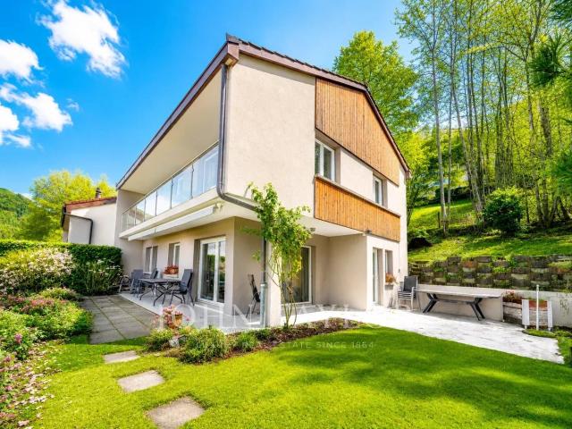Villa mit 5,5 Zimmern und Panoramablick, nahe Montreux