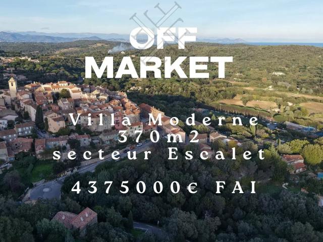 Villa Moderne a vendre secteur Escalet à Ramatuelle