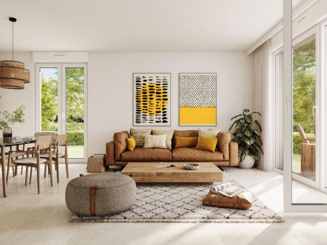 Villa neuve 4 pièces de 96 m2 avec 262 m2 de jardin privatif à Antibes