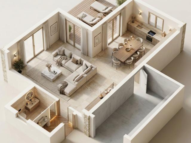 Villa neuve T4 de 102m2 Jardin, Garage Résidence Girasole