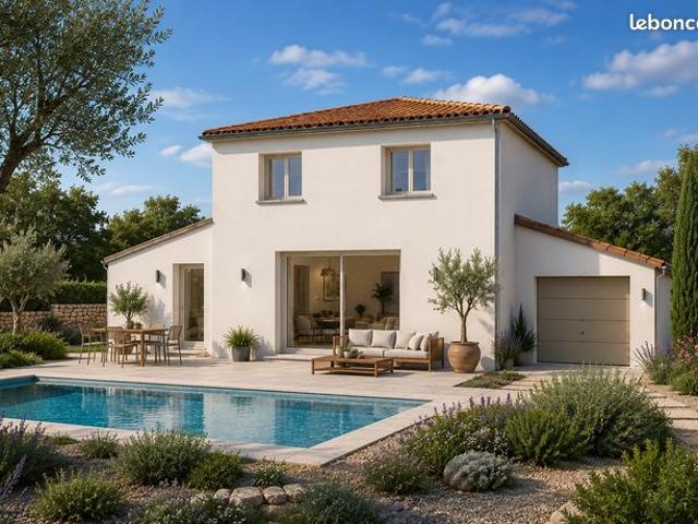 Villa neuve T4 sur un terrain de 505 m2