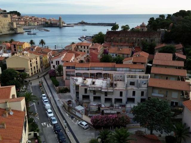 Villa neuve Collioure Centre Plage, Triplex 4 pièces, grand