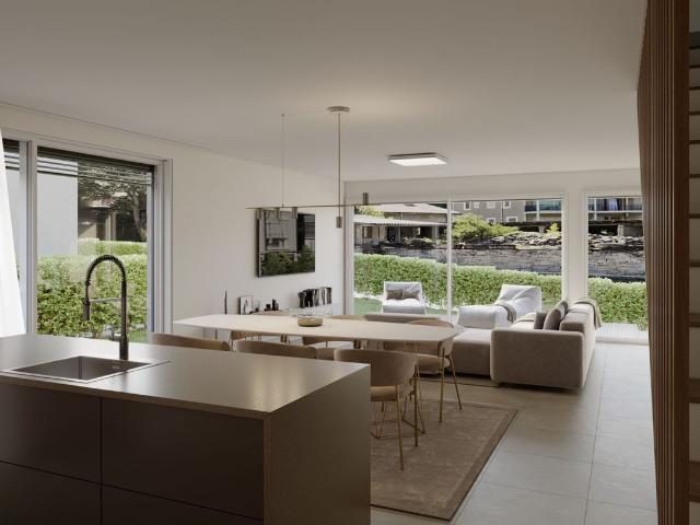 Villa neuve de standing contiguë en pignon À vendre sur plan | dreamo. Ch