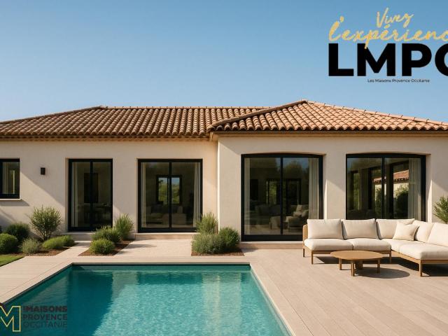 VILLA NEUVE PLAIN PIED MONTAGNAC 30350