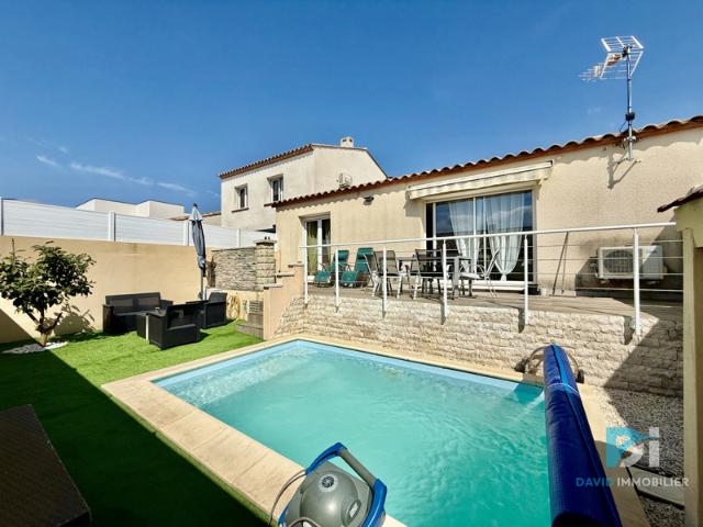 Villa plain pied T3 74 m2 habitables avec Piscine