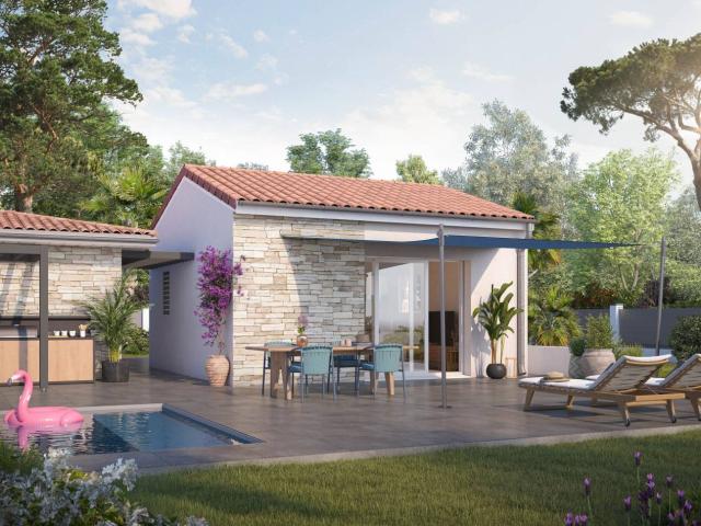 Villa plain pied 2 chambres garage sur Brouilla