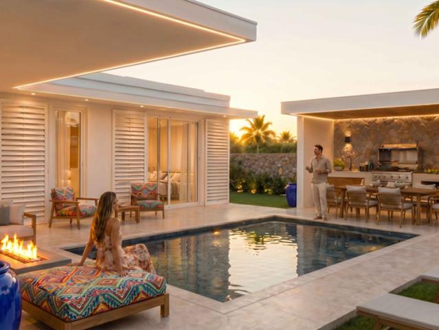 Villa Plain pied 3 CHB avec piscine Trou aux Biches
