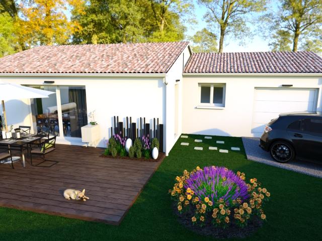 Villa plaind pied 90m² avec garage