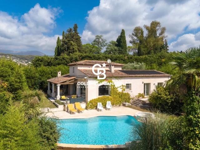 VILLA PROVENÇALE AVEC PISCINE ET VUE DÉGAGÉE À LA COLLE SUR LOUP