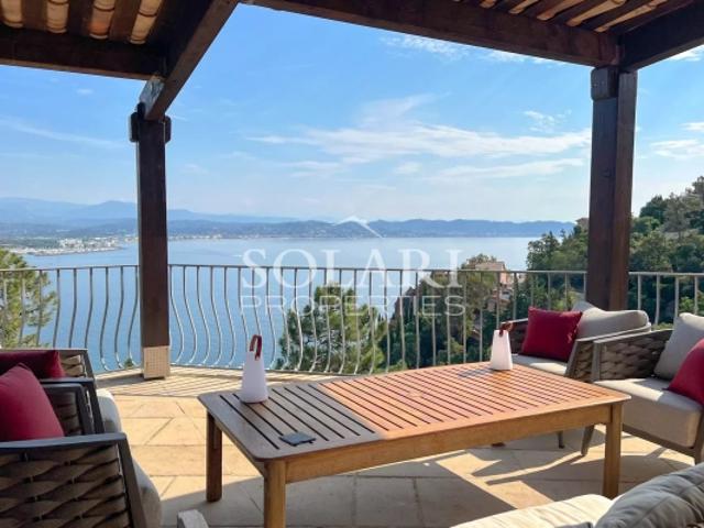 Villa provençale avec piscine profitant d'une vue à couper le souffle sur la baie de Cannes