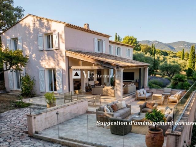 Villa provençale à vendre extension possible Grimaud 83
