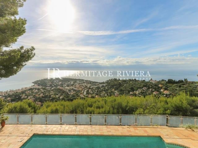Villa provençale – Vue mer panoramique – Proche Monaco