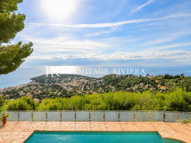 Villa provençale – Vue mer panoramique – Proche Monaco