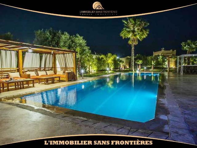 Villa privée titrée avec VNA à vendre sur la route de Sidi Rahal, route de Fès, Marrakech