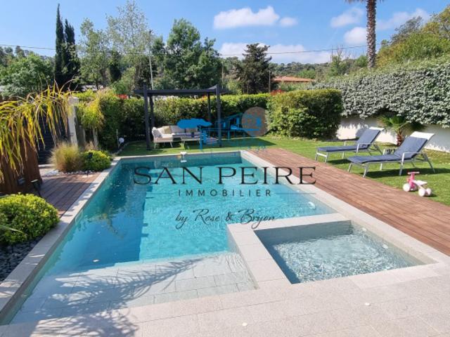 Villa récente avec piscine, proche mer à pied