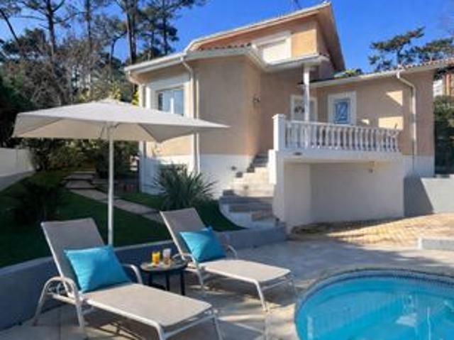 Villa récente 6 pièces 4 chambres 8 10 couchages Pyla sur Mer, Bassin Arcachon, adresse privilégiée recherchée, piscine chauffée proche golf, proche
