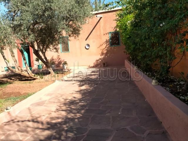 Villa Riad 560 m2 titrée Ait Ourir Marrakech