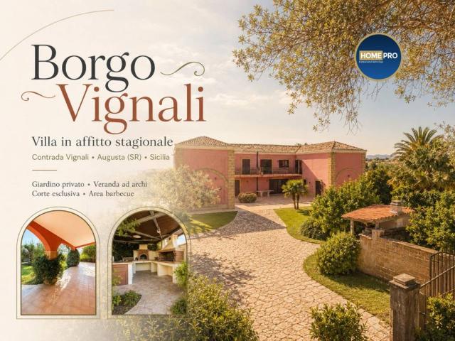Villa singola in affitto ad Augusta