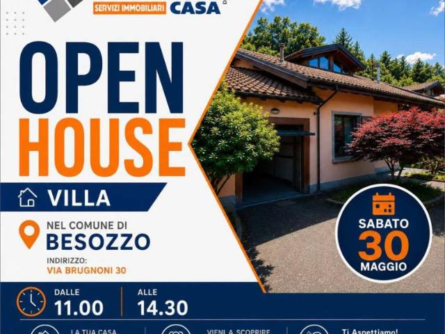 Villa singola in vendita a Besozzo via brugnoni, 30
