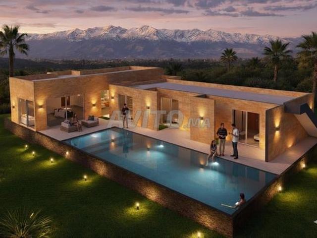Villa soumise finie sur la route d'Amizmiz