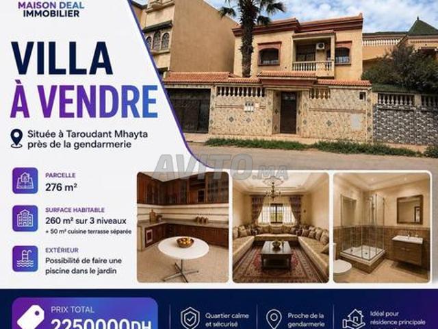 Villa spacieuse à Taroudant – Mhayta