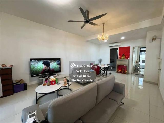 VillaBestari @ Nusa Bestari 2 高楼 Corner 公寓【3房2厕】1129sqft 装修单位全家私入住 走路就能到 99 Speedmart Best Mart 银行、咖啡店 和其他店面都在附近，日常生活很方便 10分钟到Bukit Indah Selling Price RM398K Bank Value RM440K