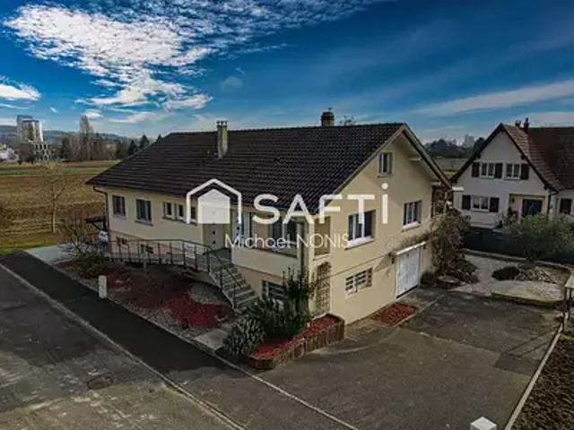 Village Neuf 68128 Achat / Vente maison 7 pièces t7 parking