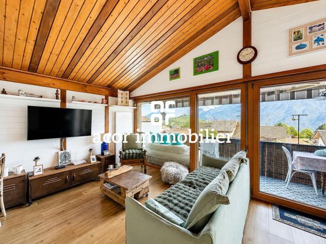 Village house with 3 rooms on sale in Veyras 52 m² | dreamo. Ch