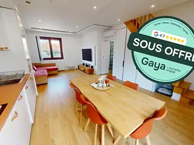Villard Bonnot 38190 Achat / Vente maison 5 pièces t5 au dernier étage cave