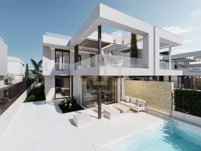 Villas contemporáneas cerca de la playa y del golf en Los Alcázares, Costa Cálida
