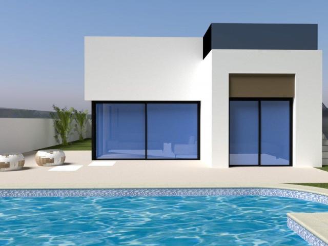 Villas de 3 dormitorios y 2 baños en Rojales a 8,8 km de est. 102m² Rojales