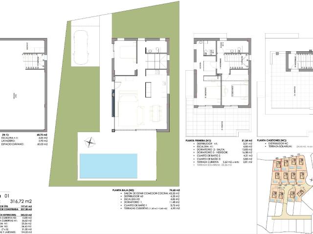 VILLAS DE OBRA NUEVA EN SAN MIGUEL DE SALINAS& 13 & 13 & 13. 237m² San Miguel de Salinas