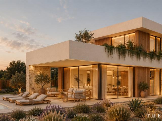 Villas de lujo mediterráneas contemporáneas en construcción. 225m² Dénia
