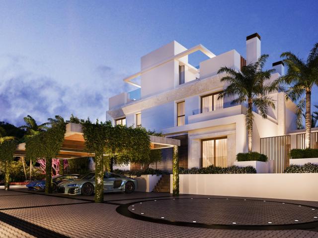 Villas frente a la playa en Marbella