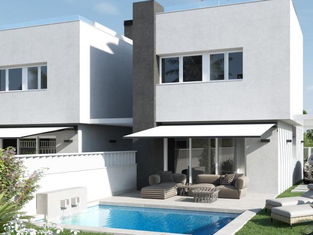 Villas independientes con piscinaen Pilar de la Horadada!