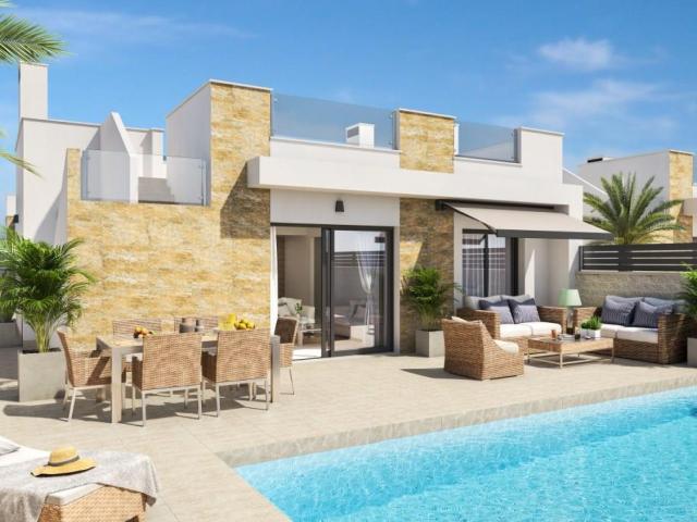 Villas independientes nuevas en Oasis de la Marina, San Fulg. 99m² San Fulgencio