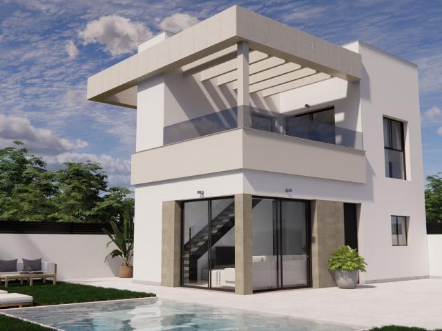 Villas modernas con piscina privada en Vistabella Golf Resor. 100m² Urbanizacion Entre Naranjos