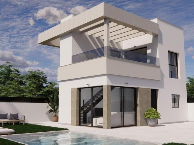 Villas modernas con piscina privada en Vistabella Golf Resor. 100m² Urbanizacion entre naranjos