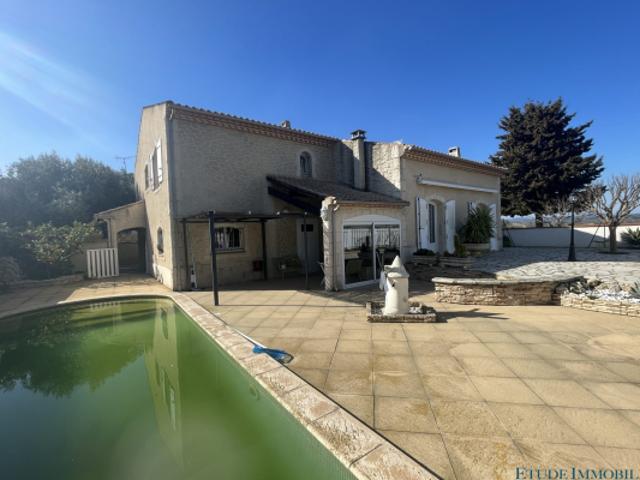 VILLAT5/6 AVEC PISCINE AU CALME A 15 MIN DE BEZIERS ET PEZENAS