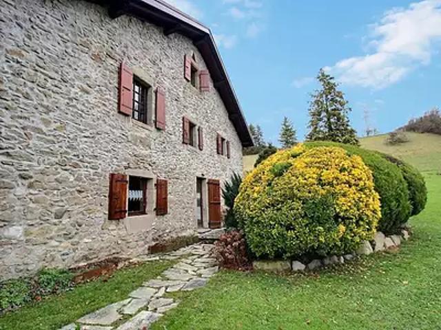 Ville la Grand 74100 Achat / Vente maison 8 pièces t8 au dernier étage terrasse