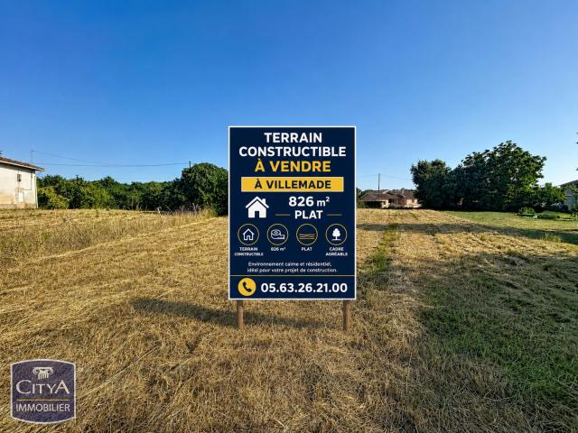 Villemade Vente Terrain 82